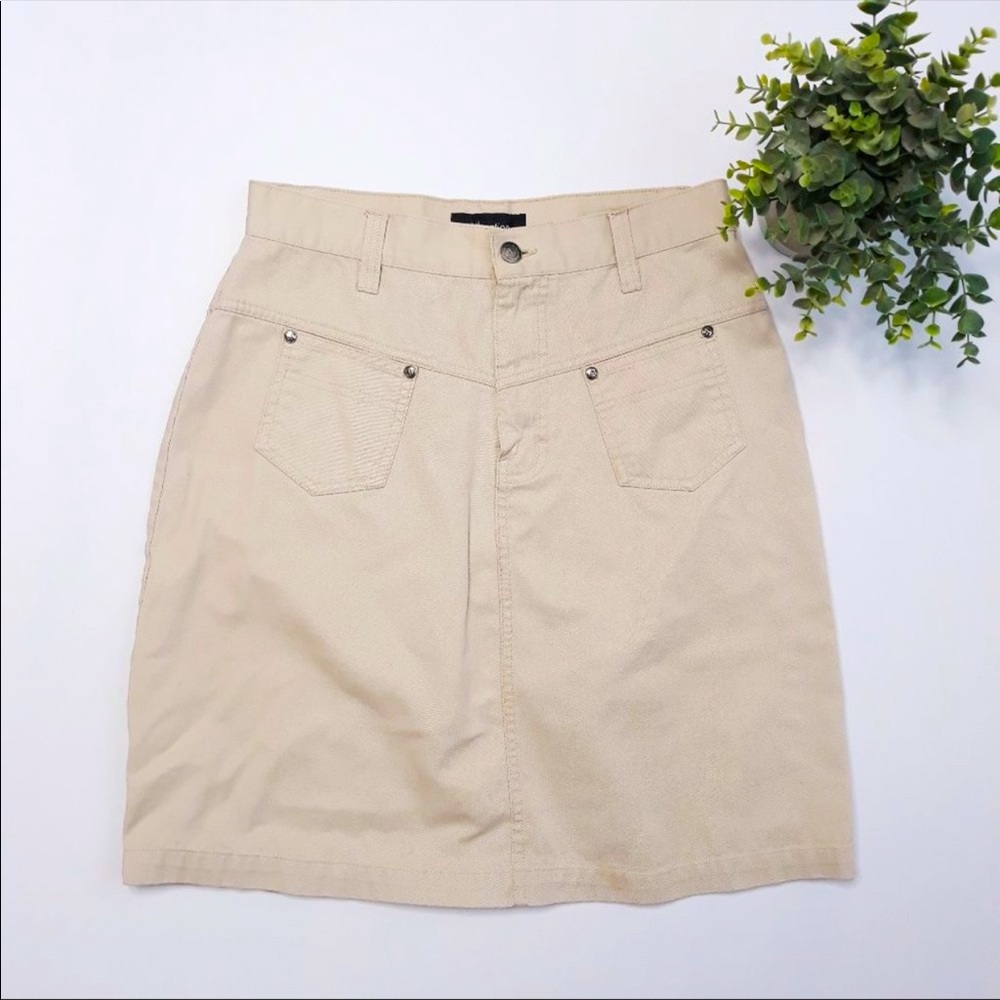 ❤️Xhilaration khaki knee length skirt